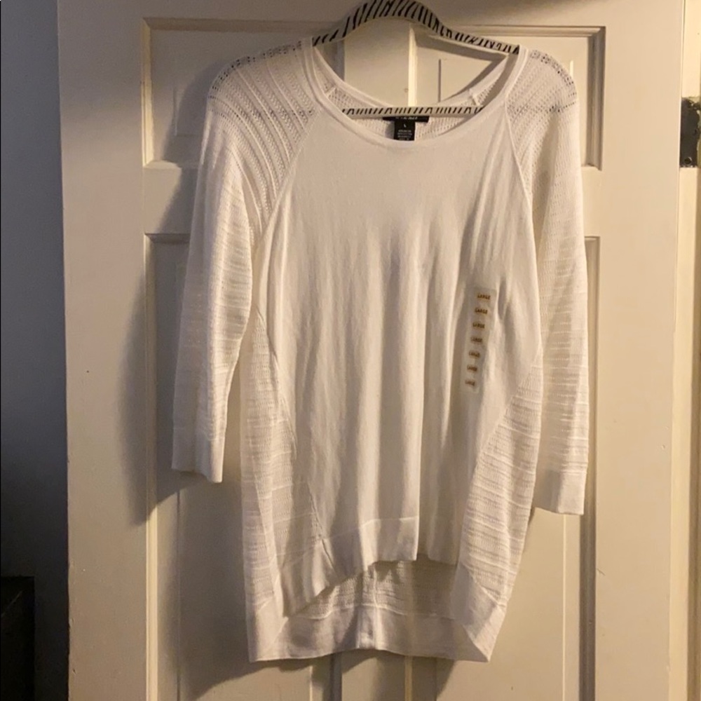 White light sweater